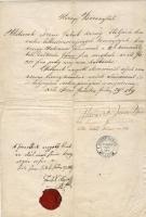 1807-1841 5 db érdekes okmány, közte 2 legfelsőbb bírósági