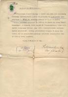 1938 Silbersteinfőrabbi aláírása okmányon