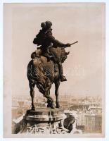 cca 1930. 5db fotó a budai királyi palotáról és palotából. 18x24 cm