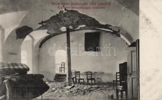 Kecskemét földrengés 1911. július 8-án, a piarista növendékpapok hálóterme