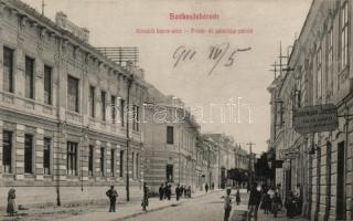 Székesfehérvár Kossuth utca, posta- és pénzügyi palota, Schaumann József aranyozó üzlete