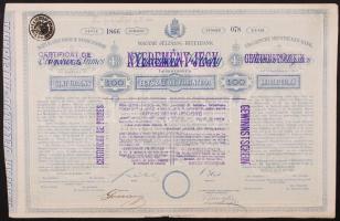 6db részvény/kötvény 1884. "Magyar Jelzálog Hitelbank Nyeremény-jegy + 1886. Sorsjegykölcsön + ...