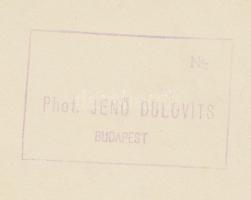 cca 1940 Dulovits Jenő (1903-1972): Dunai víz az öntözéshez. Vintage fotó, hátoldalán szerzői pecsét...