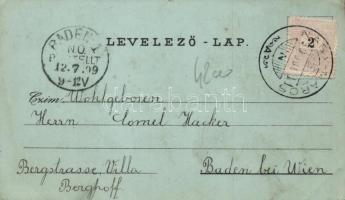 1899 Nagymaros pezsgő csarnok, bemenet a pezsgő pincékhez, litho