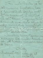 Bródy Lily írónő 2 levele édesanyjához