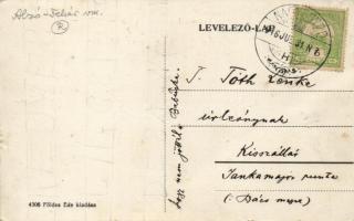 Nagyenyed Kossuth utca, Szeidl szálloda, gyógyszertár / street with hotel and pharmacy