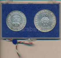 1973. 50Ft Ag + 100Ft Ag "Petőfi" T:BU Eredeti plombált MNB plasztiktokban