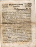 1841-1848 2 db szignettás újság