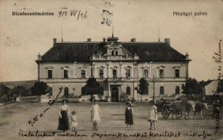 Dicsőszentmárton Financial Palace, ox cart (fl)