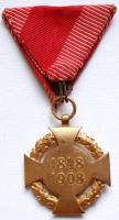 1908. "Polgári Jubileumi Kereszt" mellszalagon T:2
Hungary 1908. "Diamond Jubilee Cro...