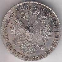 Ausztria / magyar verdejel 1820B 3Kr Ag "I. Ferenc" T:2