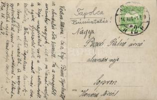 1916 Tapolca, búcsúzó katonák, photo