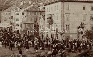 Senj, Zengg; flag inauguration, photo