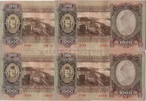 1943. 1000P (4x) benne igen közelálló sorozatszámmal T:II,II-