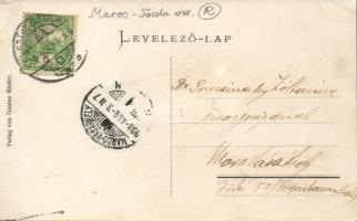 Szászrégen Főtér, Közép utca / main square (EB)