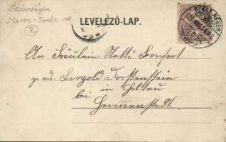 Szászrégen main square