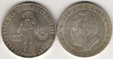 Ausztria 1981-84. 500Sch 2 klf db ezüst T:2