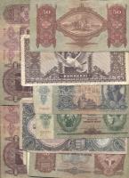 40db vegyes magyar korona, pengő és adópengő T:vegyes