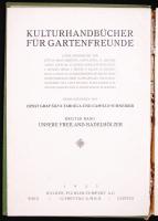 Unsere Freiland-Nadelhölzer. Hrsg. Ernst Graf Silva Tarouca, Camillo Schneider. Zweite, neudurchgesehene und vermehrte Auflage mit 319 Abb. im Text, 6 schwarzen Tafeln u. 14 farbigen Abb. auf 12 Tafeln. Wien - Leipzig, 1923, Hölder-Pichler-Tempsky - Freytag. Kiadói aranyozott egészvászon kötésben, gazdag képanyaggal (a kötés belül levált, a táblák kijárnak) /  Linen binding (worn condition)