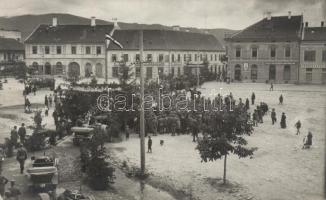 Gyergyószentmiklós, IV. Károly fogadása / arrival of Charles IV, photo
