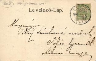 Stószfürdő, Art Nouveau litho