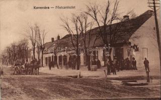 Kevevára main street, shops