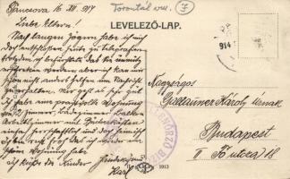 Pancsova Almási út, Görög keleti templom, szeszgyár / street, Greek church, distillery