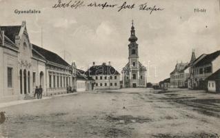 Gyanafalva main square