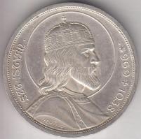 1938. 5P Ag "Szent István" T:2