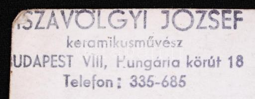 1940-1990 9db kfl méretű portréfotó Tiszavölgyi József fotóriporterről, köztük 3 db pecséttel jelzet...