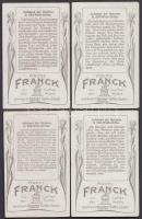 Franck kávé litho gyűjtőkártyák: Német Kelet-Afrika / Franck coffe litho collecting cards