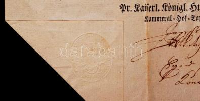 1910 Adófizetési bizonylat szárazpecséttel / Tax paying receipt