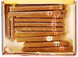14 db kubai szivar, 2  magyar ember nevére szóló címkével / 14 Cuban cigar