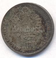 Ausztria 1860B 1/4Fl Ag T:2 k. Austria 1860B 1/4 Florin Ag T:XF scratched