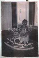 9db üvegnegatív katonai képekkel eredeti dobozában