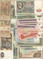 Szovjetunió 40db vegyes bankjegy T:vegyes Soviet Union 40 pcs of mixed banknotes C:mixed