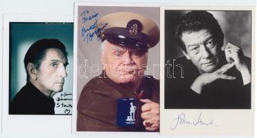 Harry Dean Stanton, Ernest Borgnine, John Hurt dedikált fotója