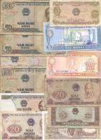 Szíria / Srí Lanka / Türkmenisztán / Vietnam 30db vegyes modern bankjegy T:I-III- Syria / Sri Lanka / Turkmenistan / Vietnam 30 pcs of modern banknotes C:Unc-VG