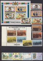 Angol gyarmati motívumok, 4 sor + 4 blokk berakólapon