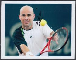 Andre Agassi dedikált fotója, 15x19cm