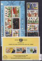 Angol gyarmati motívumok, 4 sor + 4 blokk berakólapon