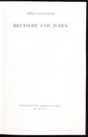 Anton van Miller:Deutsche und Juden, egészvászon ötésben, 1937, Soziologische Verlasanstalt Ges. M.B...