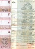 Kongó 25db vegyes modern bankjegy T:I-III
Kongo 25 pcs of modern banknotes C:Unc-F
