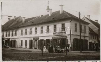 Székelyudvarhely, bank, Glass and china shop of Domokos Dragoman, photo, vissza So. Stpl