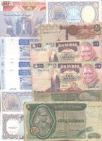 20db vegyes modern afrikai bankjegy T:I-III- 20 pcs of modern African banknotes C:Unc-VG