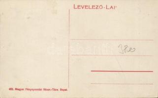 Orsova Wittlinger Béla Magyar Király szállodája / hotel, Ada Kaleh, Kazán-szoros, floral