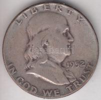 Amerikai Egyesült Államok 1952. 1/2$ Ag "Franklin" T:3
USA 1952. Half Dollar Ag "Fran...