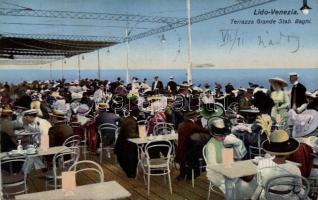 Venice Lido, terrace of Grande Stabilimento beach