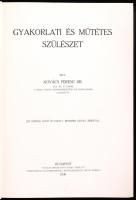 Dr. Kovács Ferenc: Gyakorlati és műtéti szülészet. Budapest, 1936, Magyar orvosi könyvkiadó társulat. 258 szöveg közé nyomott, részeben színes ábrával. CXLVI. kötet. Jó állapotban, dombornyomott, gerincén aranyozott, egészvászon kötésben.