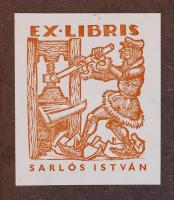 József Attila: Összes versei és műfordításai. Sarlós István ex librisével.  Bp., ~1940, Cserépfalvi ...